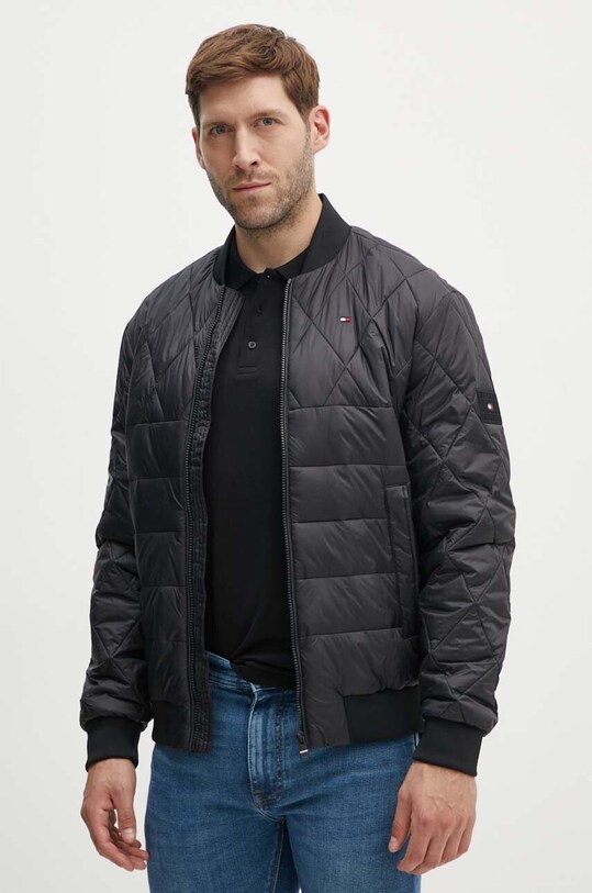 Tommy Hilfiger giacca bomber transitorio nero MW0MW36325
