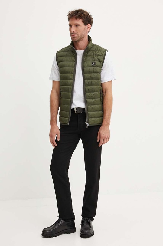 Marc O'Polo bezrękawnik 426114272012 zielony AW24