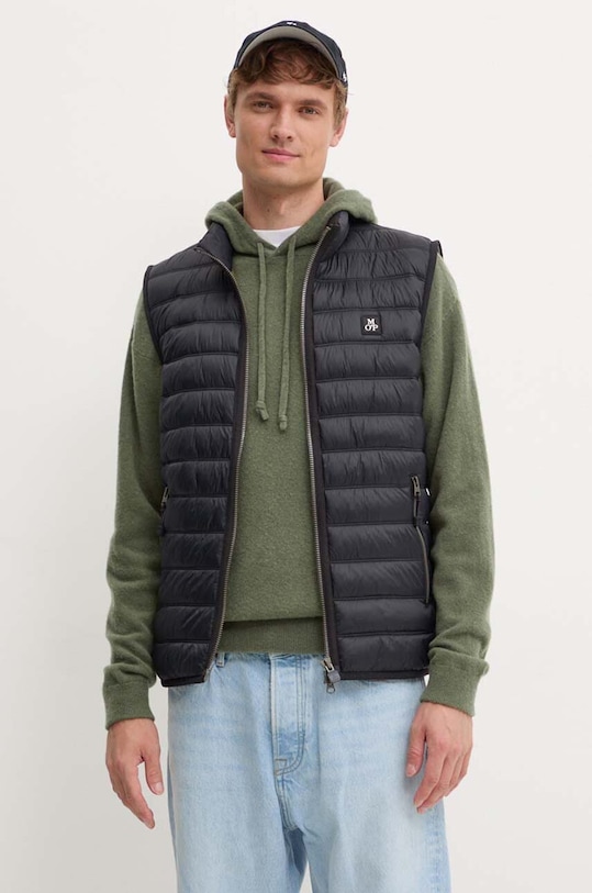 Marc O'Polo bezrękawnik bez kaptura czarny 426114272012