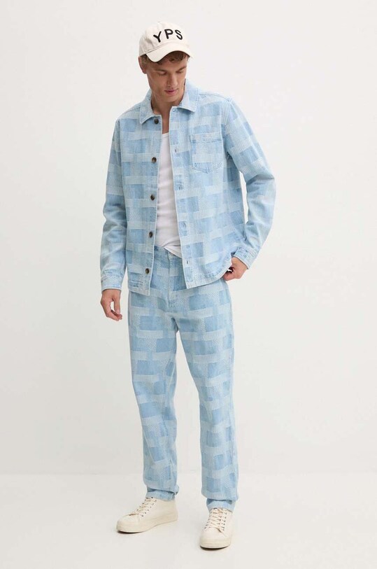 Les Deux camasa jeans LDM640104 albastru AW24