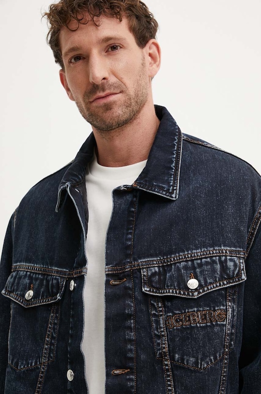Iceberg kurtka jeansowa granatowy O080.0539