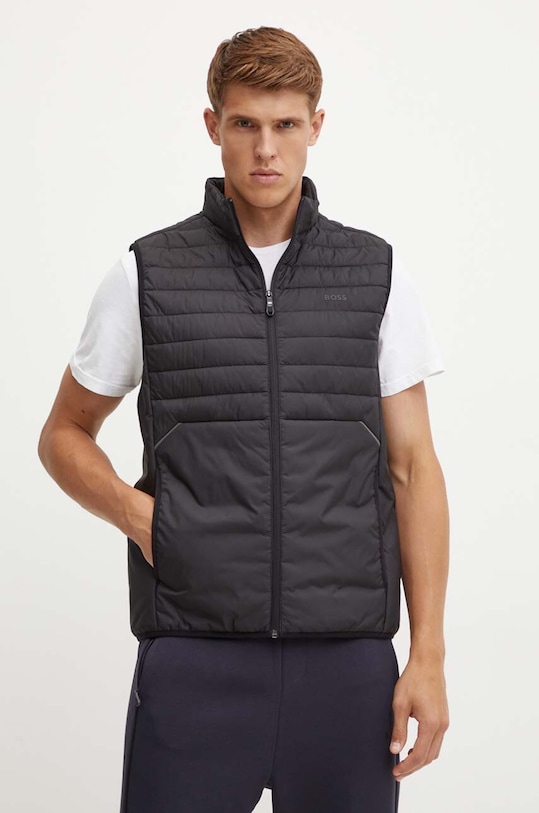 BOSS Green bezrękawnik bez kaptura czarny 50514762