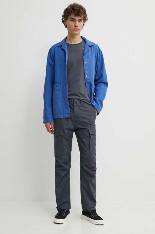 G-Star Raw geacă din denim D24605.D551 albastru AW24