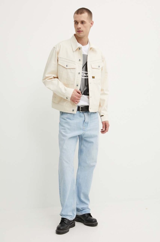 Odzież G-Star kurtka D23593.D491 beżowy