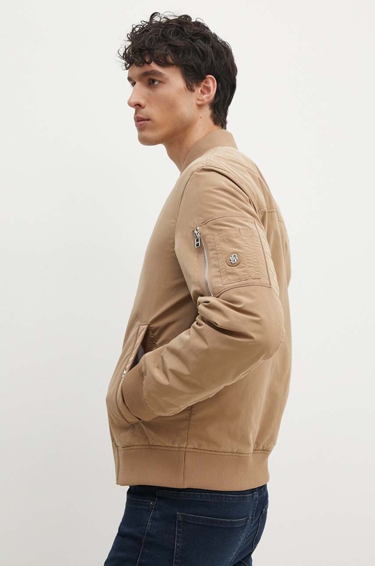 Bomber bunda BOSS béžová 50519981