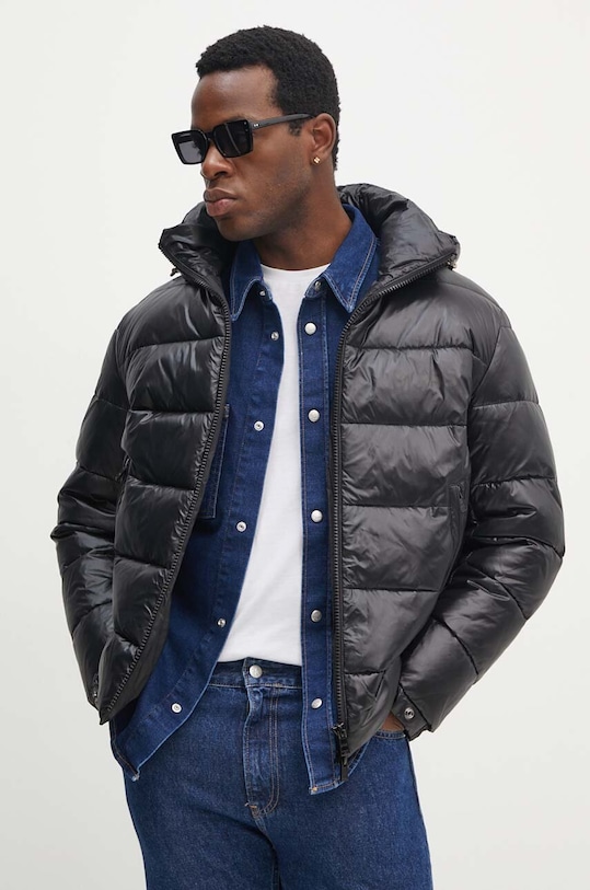 BOSS geaca cu captuseala negru 50520200