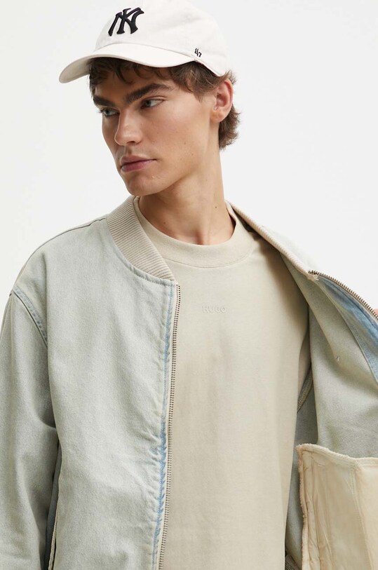 Hugo Blue jachetă bomber din denim 50516562