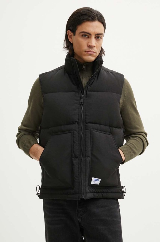 HUGO Blue bezrękawnik bez kaptura czarny 50517761