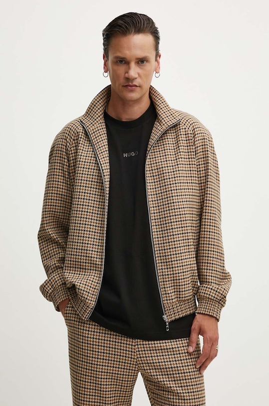 HUGO geaca cu captuseala maro 50520371
