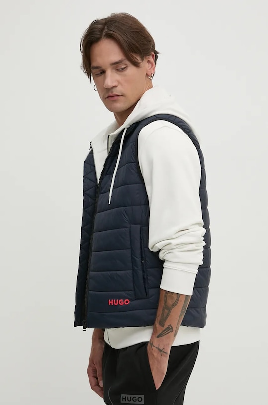 HUGO bezrękawnik bez kaptura granatowy 50517743