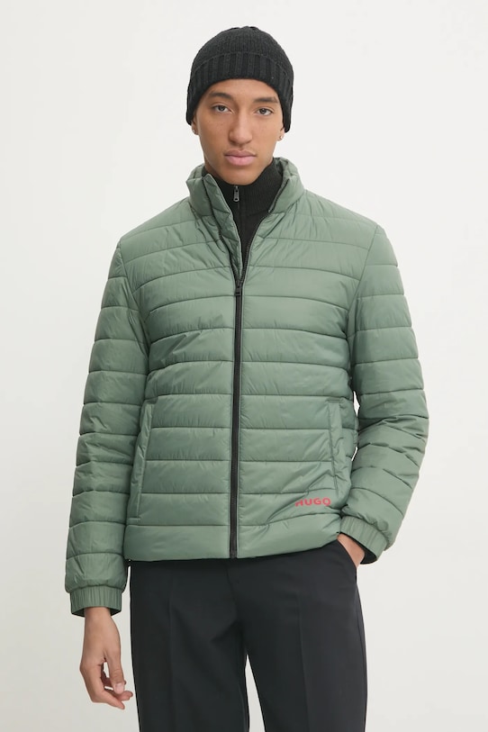 Bunda HUGO jemné zateplenie zelená 50517753