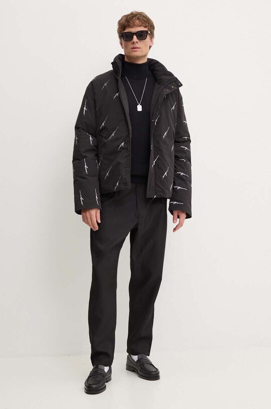 Пуховая куртка MSGM 3740MH02.237703 чёрный AW24