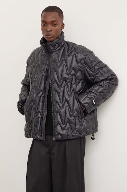 MSGM rövid kabát szigetelt fekete 3740MH05.247532