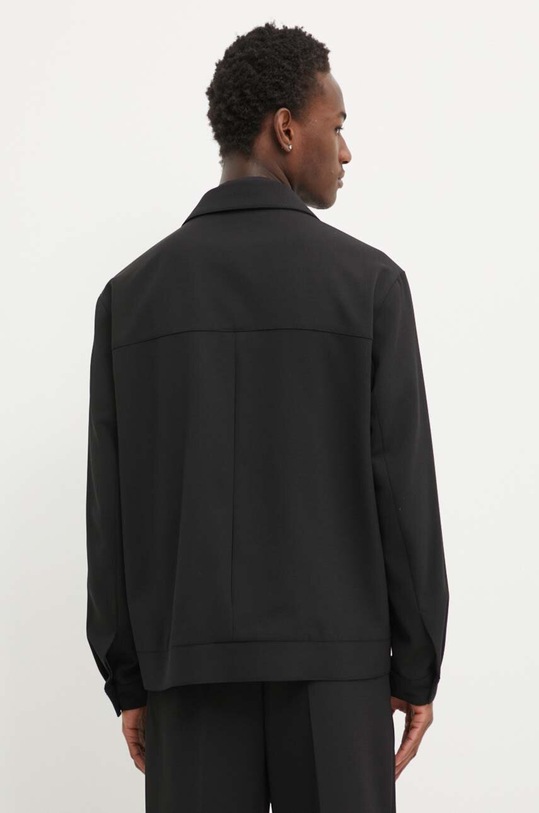 Одяг Куртка з домішкою вовни HUGO 50520384 чорний