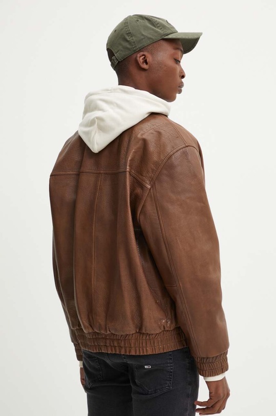 Одяг Шкіряна куртка HUGO 50516888 коричневий