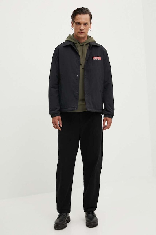 Μπουφάν HUGO 50517746 μαύρο AW24