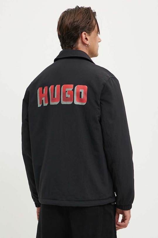 Ρούχα Μπουφάν HUGO 50517746 μαύρο