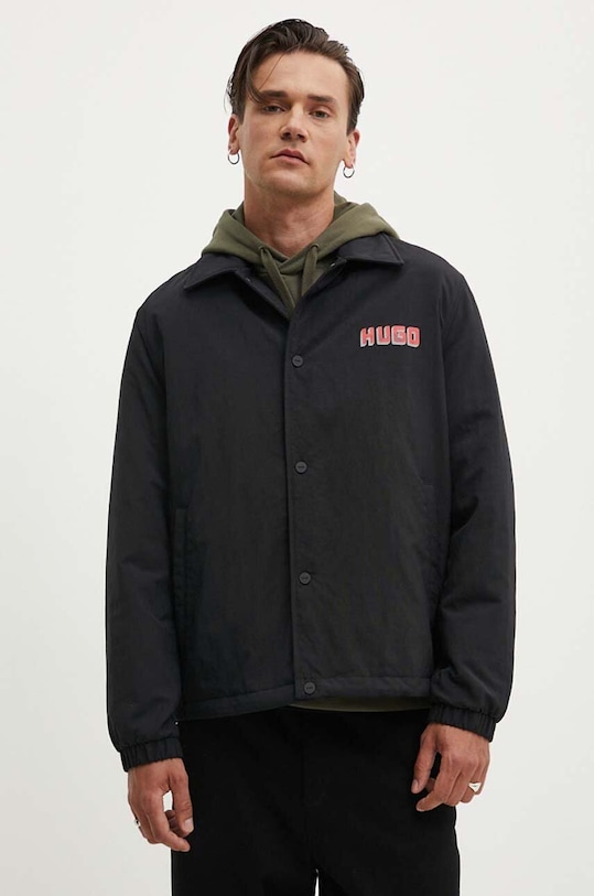 Μπουφάν HUGO μαύρο 50517746