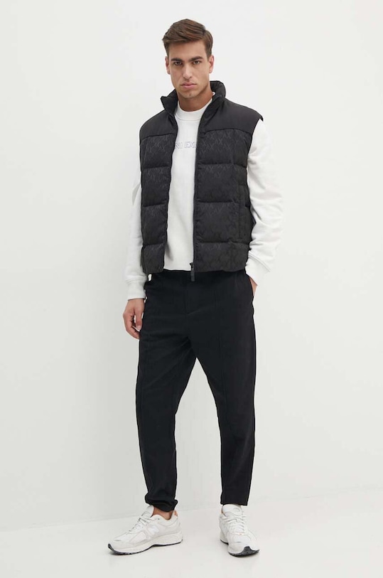 Armani Exchange gilet in piuma 6DZQL1.ZN5GZ nero AW24