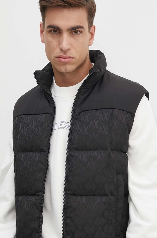 Armani Exchange gilet in piuma nero 6DZQL1.ZN5GZ