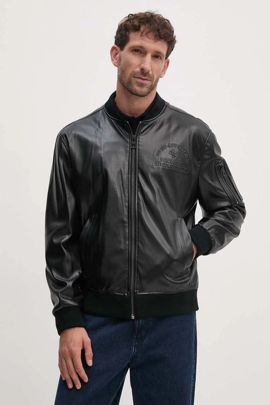 Guess geaca bomber negru M4YL22.WF410