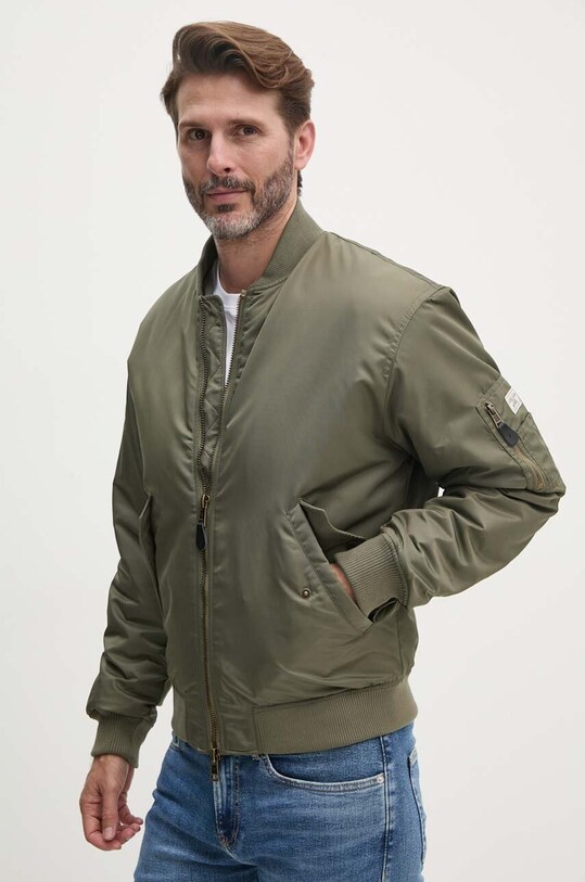 Guess Jeans bomber dzseki szigetelt zöld M4YL01.WG932