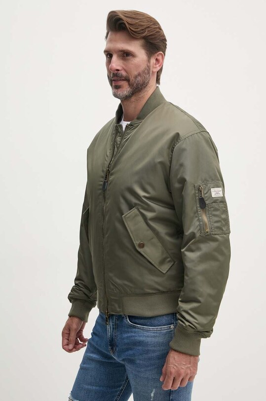 Guess Jeans bomber dzseki zöld M4YL01.WG932