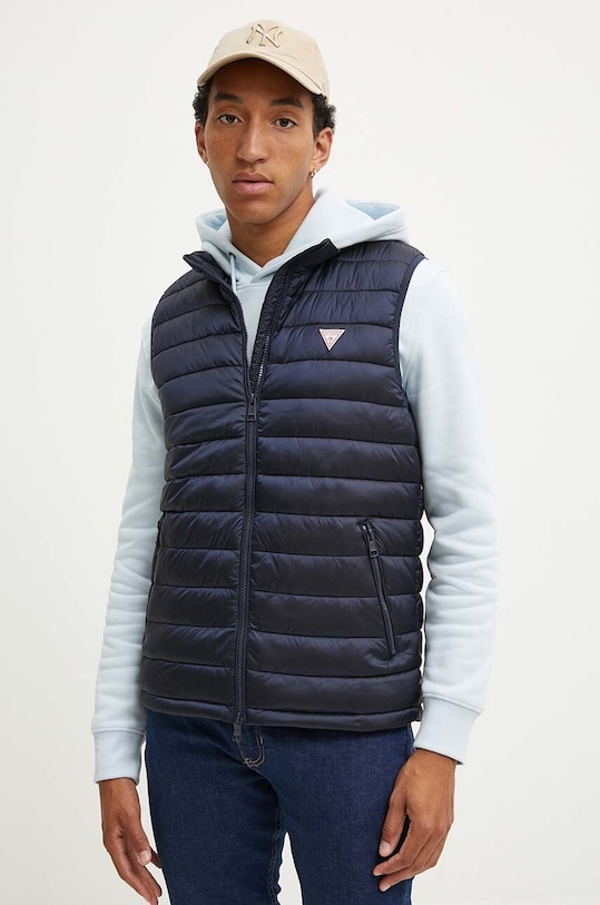 Guess Jeans bezrękawnik bez kaptura granatowy M4YN11.WG922