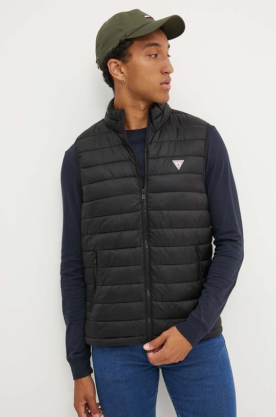 Guess Jeans bezrękawnik bez kaptura czarny M4YN11.WG922