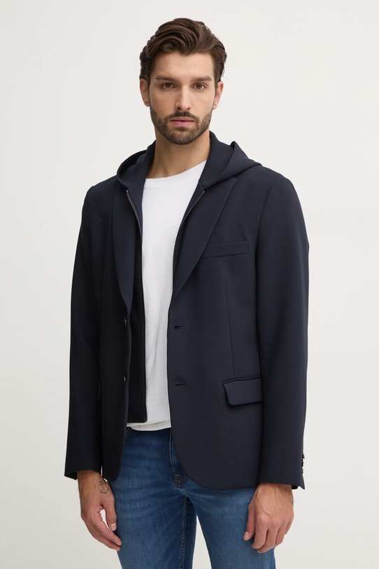 Emporio Armani marynarka regular granatowy 6D1GA4.1NFTZ