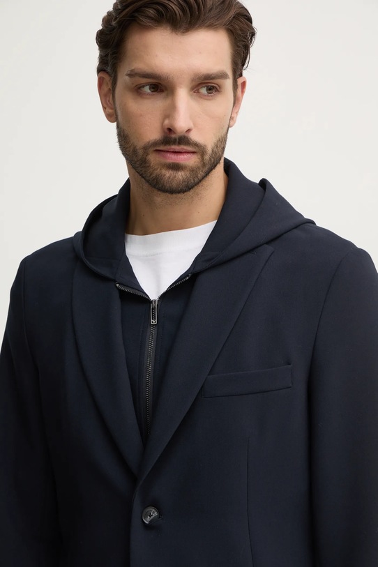 Emporio Armani marynarka 6D1GA4.1NFTZ granatowy