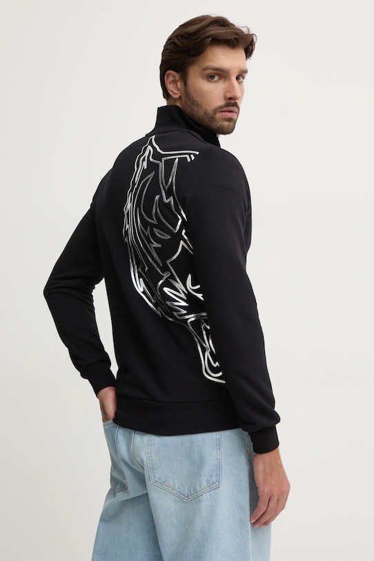 PLEIN SPORT bluza print negru AADC.MJB3543.STE003N