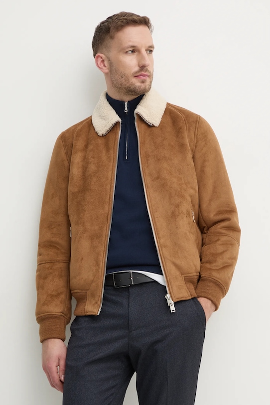 Bunda Liu Jo jemné zateplenie hnedá QF4097.E0925