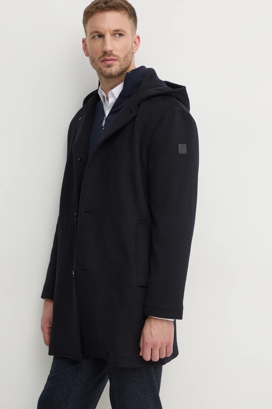 Liu Jo cappotto in lana foderato blu navy QF4187.T2637