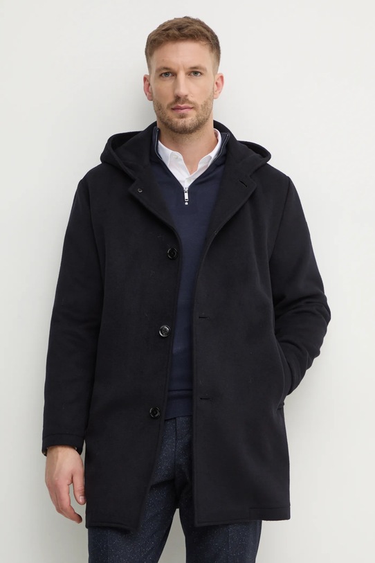 Liu Jo cappotto in lana blu navy QF4187.T2637