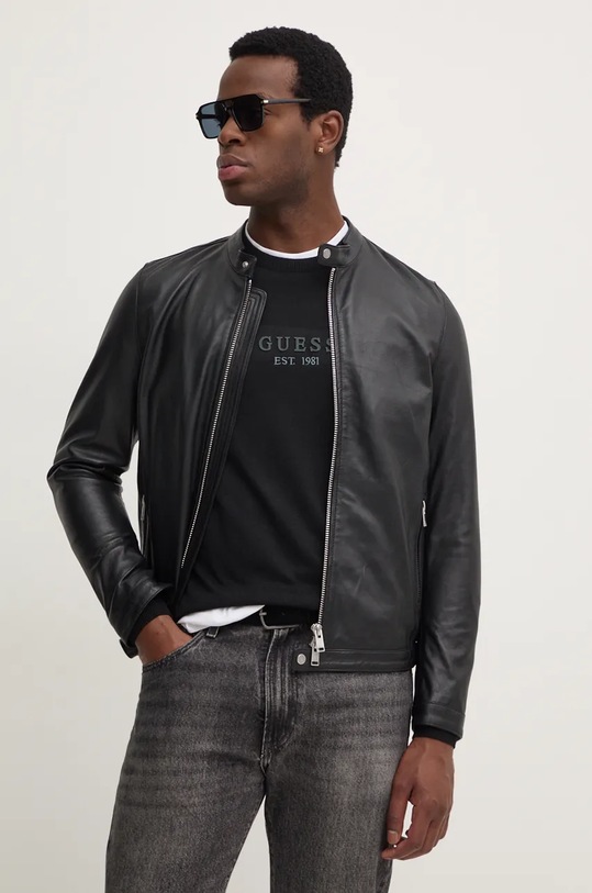 Liu Jo giacca in pelle non isolato nero QXX030.P0380