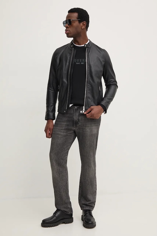 Liu Jo giacca in pelle QXX030.P0380 nero NC24