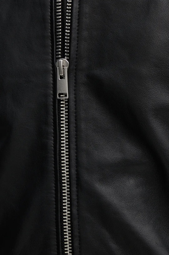 Kožená bunda bomber Liu Jo QXX031.P0380 čierna