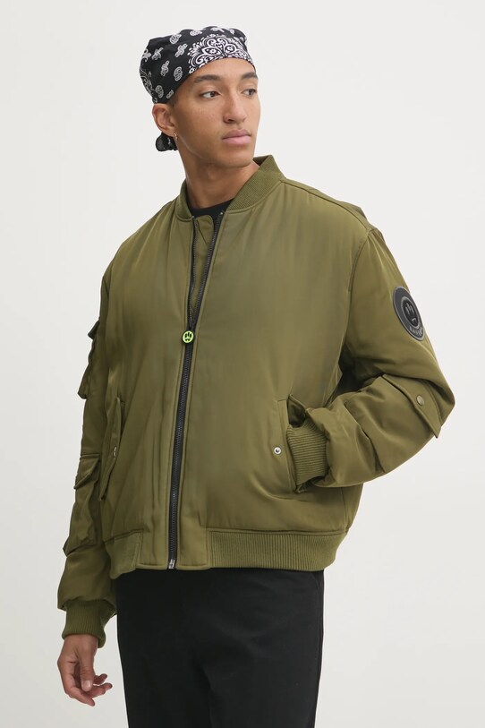 Barrow kurtka bomber bez kaptura zielony F4BWUAJK003