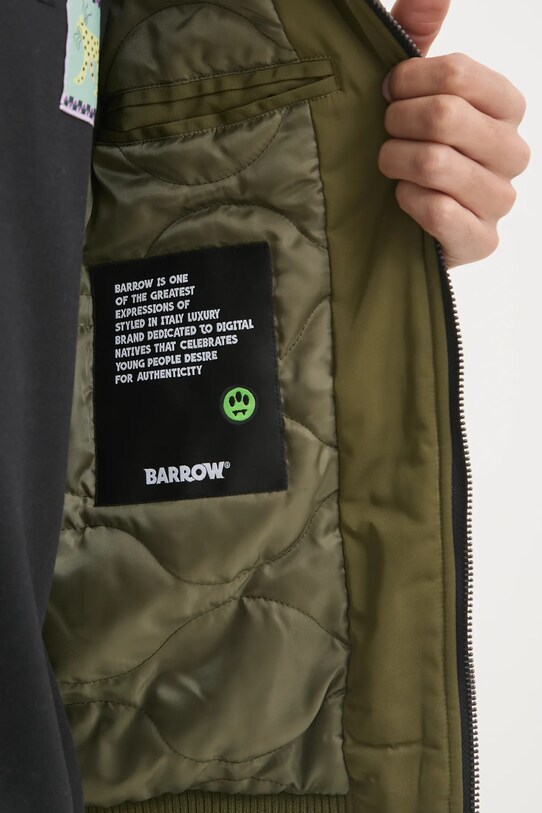 Barrow kurtka bomber F4BWUAJK003 zielony