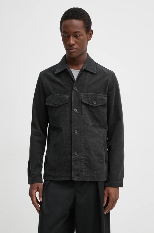 Marc O'Polo camasa din velur lung gri 429020774120