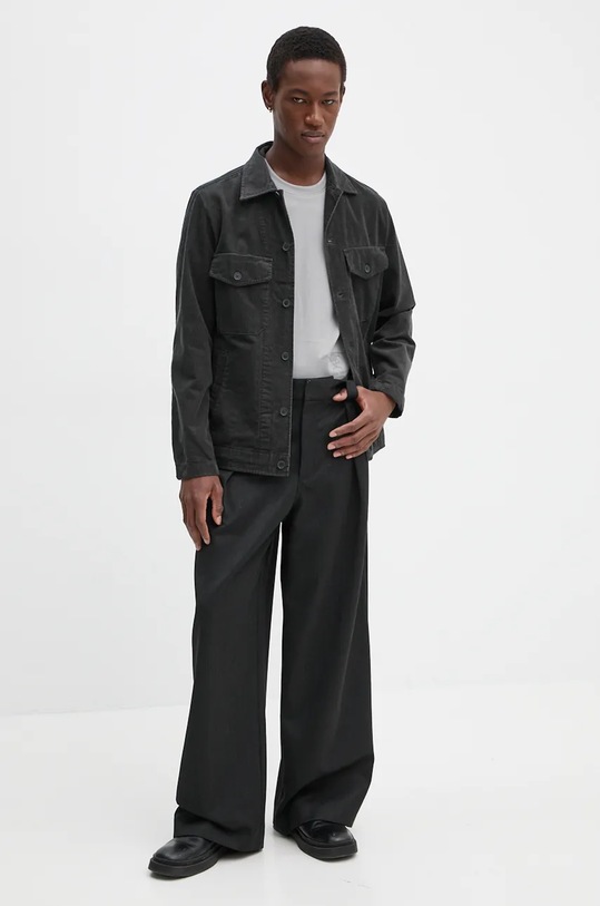 Marc O'Polo camasa din velur 429020774120 gri AW24