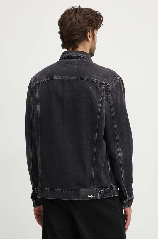 Îmbrăcăminte Pepe Jeans geacă din denim RELAXED JACKET PM402972XH7 negru