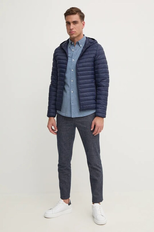 Куртка United Colors of Benetton 2BA2UN02O темно-синій AW24
