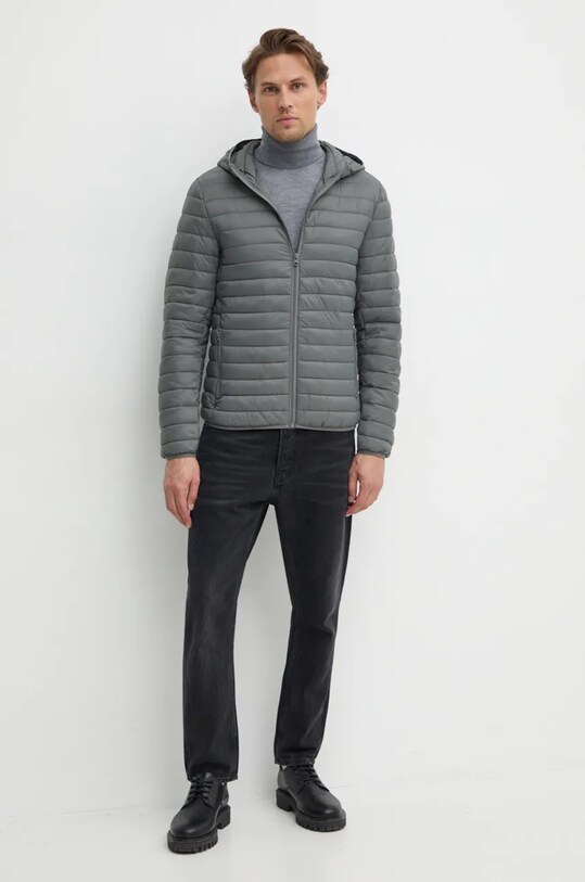 United Colors of Benetton geaca 2BA2UN02O gri AW24