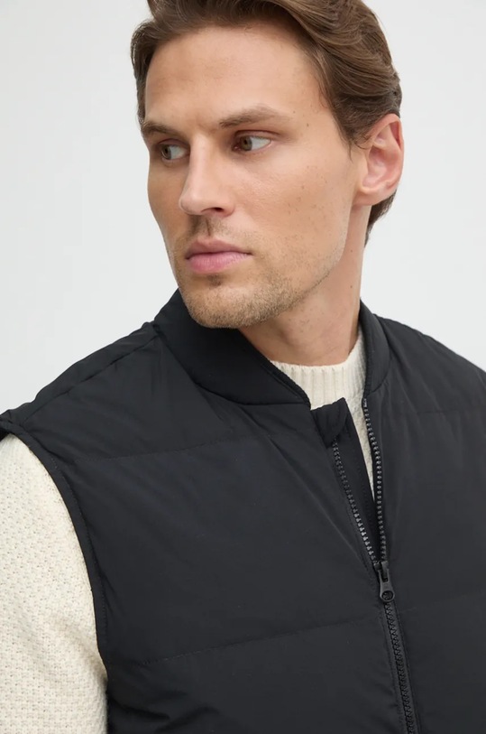 Péřová vesta United Colors of Benetton černá 2JF8UJ00I