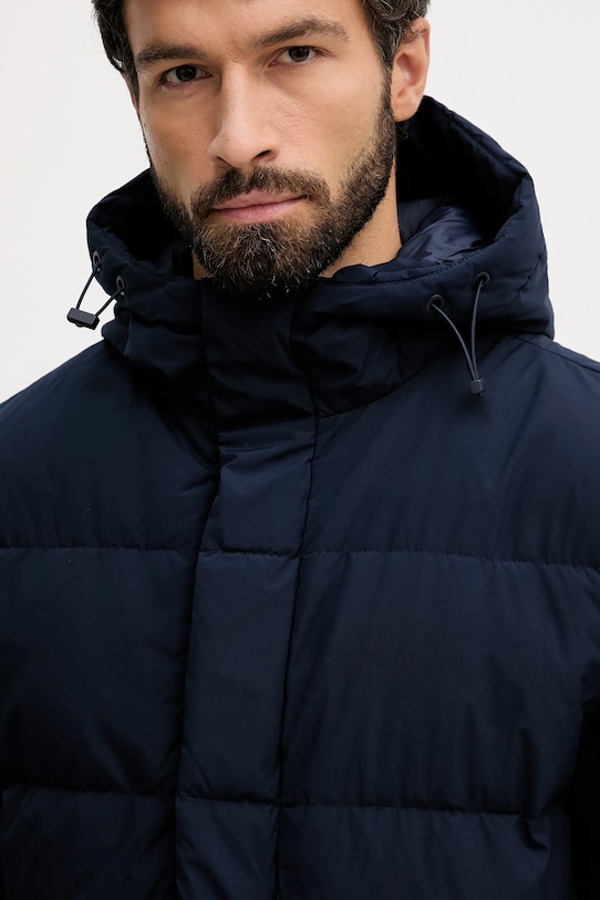 Пуховая куртка United Colors of Benetton тёмно-синий 2JF8UN05D