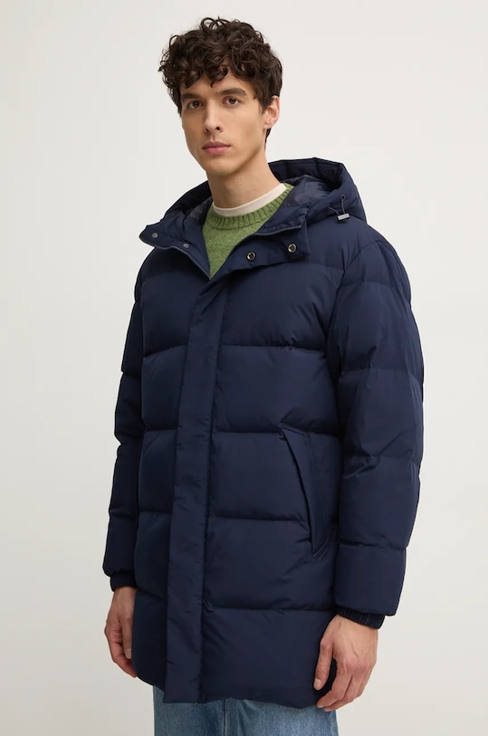 United Colors of Benetton geaca de puf bleumarin 2JF8UN05D