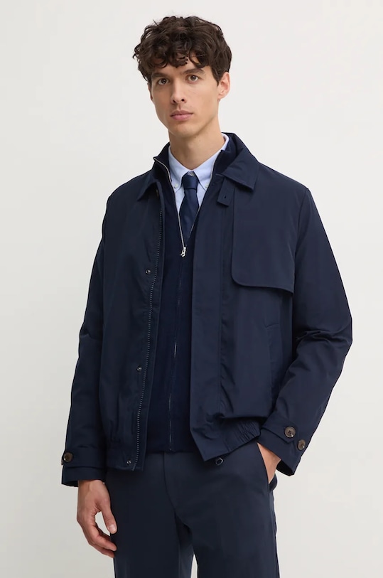 United Colors of Benetton geaca cu captuseala bleumarin 2Y38UN05A