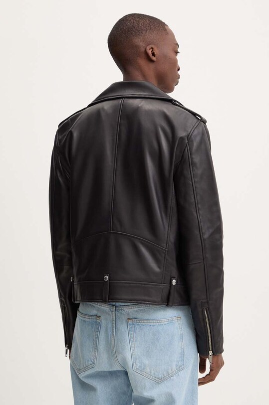 Одяг Шкіряна куртка The Kooples HCUI29007K чорний
